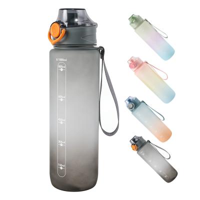 China Tritan Sustainable 32oz Wide Mouth Fitness Sport Bpa Free Frosted Plastic Water Bottle Bpa Free for sale