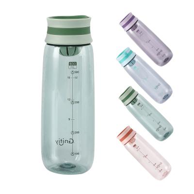 China Hot Sale Reuseables Waters Sustainable Clear Tritan Bpa Free Plastic Bottle For Water for sale