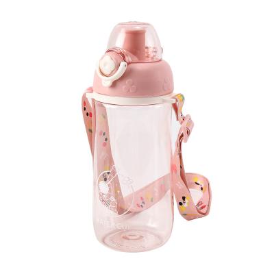 China Kids Bpa Free Viable Clear Cute Kids Water Bottles Plastic Water Bottle For Child for sale