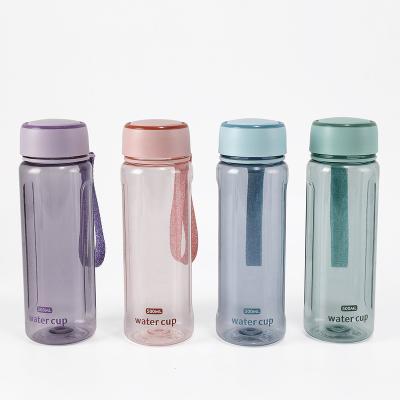 China Viable Reusable My Brief Bottle Custom Logo Clear Plastic 500ml PC Drinking Transparent Water Bottle With Screw Lid for sale