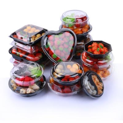 China Disposable Plastic Pet Disposable Blister Freeze Dried Fruit Containers Packaging Boxes For Supermarket for sale