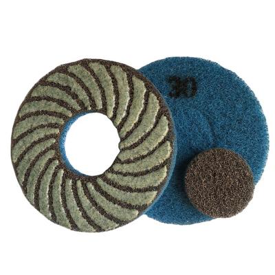 China High Performance Fenix ​​HTC Diamond Sponge Polishing Pads For Grinding Concrete Floor Diameter 9