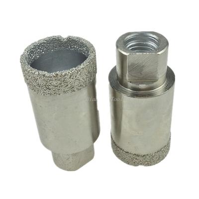 China Drill Holes Vacuum Welded Diamond Core Drill Bits For Marble for sale