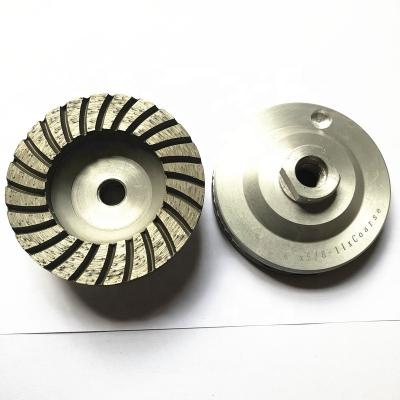 China Aluminum Aluminum Diamond Turbo Grinding Cup Wheels 4 inch for sale