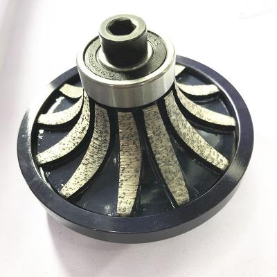 China Sharpening Segmented Granite Stone Limestone Diamond Router Bits M14 Threaded for sale