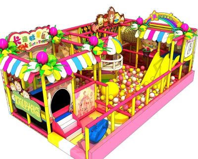 China AiXiEr Attractive Candy Style Candy Style Goods Children Commercial Indoor Playground For Sale for sale