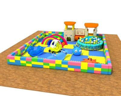 China Naughty Children's Park Castle Plastic Playground Plastic Playground Large And Small Indoor Playground Early Study Equipments for sale