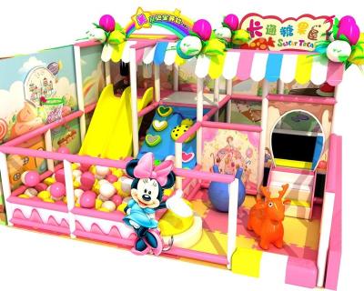 China Plastic playground plastic playground supermarket, shopping mall, kindergarten, small children's indoor recreation and naughty castle for sale