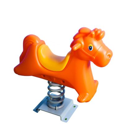 China Swing Back and forth Outdoor Amusement Park Back and forth Kids Swing Rocking Horse,Garden Spring Toy Rocking Horse for sale