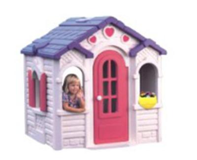 China Plastic Playground Booth Plastic Children's Hot Chocolate Playground Toy Game House for sale