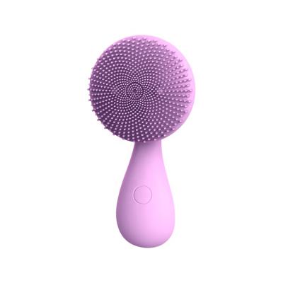 China Dropshipping Wholesale DEEP CLEANSING Facial Brushes New Idea Magnet Massager Silicone Exfoliating Brush For Deep Cleansing for sale