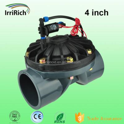 China Garden 4 Inch 3 Way Solenoid PVC Valves For Irrigation System for sale