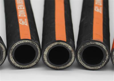 China 420 bar Cloth Surface 4 Wire Hydraulic Hose ID 3/8 - 2