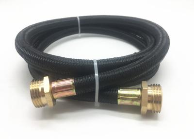 China 3/8 Inch Nylon Braided Washing Machine Water Hose With M3/4