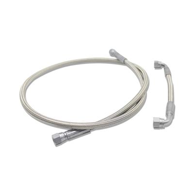 China 1/4“ Roestvrij staalptfe PTFE Gevlechte Slang met JIC-Wijfje Te koop