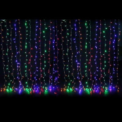 China Led Christmas Curtain Light RGB Color Changing Led Christmas Curtain Light For Wedding Party for sale