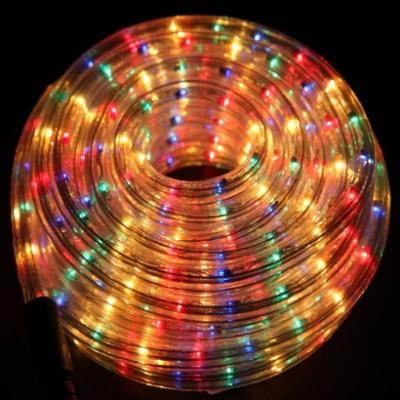 China High Quality Flexible Led Decoration Round 3 Wire 11mm LED Rope Light for sale