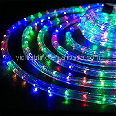 China Decoration Round 3 Wire 13mm Wire 13mm Outdoor Flexible Led Rope Light for sale