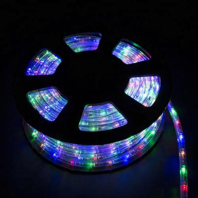 China Decorative Lighting Color Changing Led Rope Light Flexible Neon Flashing Led Rope Lights Waterproof for sale