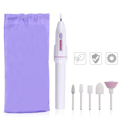 China Household Factory Wholesale Low Noise Nail Polisher Machine Mini Electric Nail Art Drill Low Noise Tools for sale