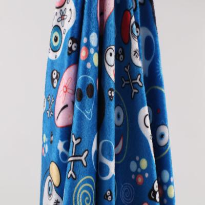 China 100% strong anti-static hot sale polyester minky print minky fabric fabric textile for sale