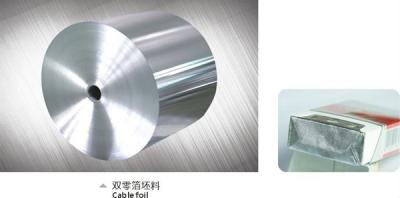 China Composited 0.006mm - 0.007mm Aluminiumfolie-Papier für Zigaretten-Folien-Paket zu verkaufen