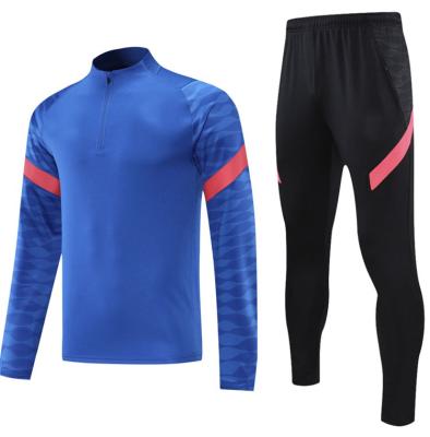 China New Season Club Breathable Custom Half Zipper Men's Empty Soccer Tracksuit for sale