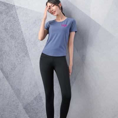 China OEM Breathable High Quality Custom Cheap Price Slim Body Yoga Tops For Women for sale