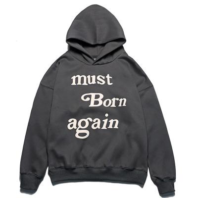 China Breathable Print Breathable Foaming Hoodies Shear Hoody Organic Breathable 3d Print Mens Cotton Custom Oversized Hoodie for sale