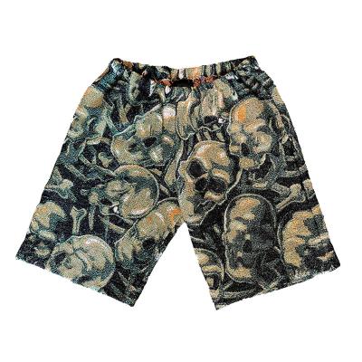 China Anime Elastic Women's Anti-Wrinkle Anti-Wrinkle Summer Custom Waist Men's Woven Tapestry Shorts for sale