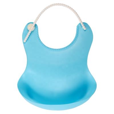 China Rice Free Bag Latex Baby Three-Dimensional Waterproof Bib Wash Free Bib for sale