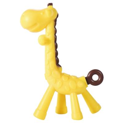 China Latex Baby Giraffe Safety Silicone Gutta Percha Free Molars for sale