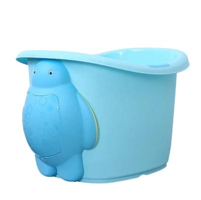 China Cartoon Baby Bath Barrel Tub Set Plastic Baby Plastic Bathtub Set PP Plastic For Baby for sale