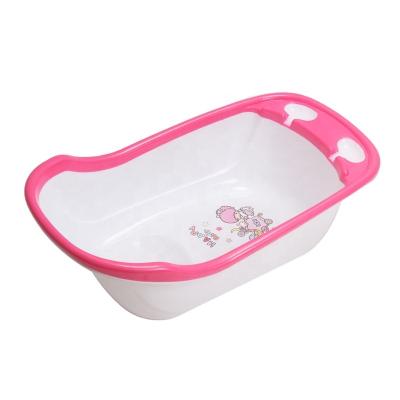 China Simple and Enlarged Plastic Baby Sitting and Lying Bath Basin for sale