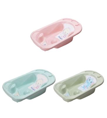 China Large thickened plastic baby bathtub can be in sitting and lying position for sale