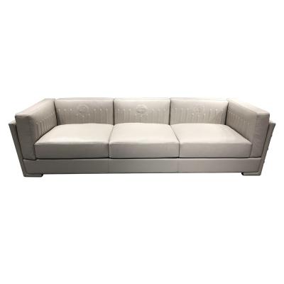 China Other Hot New Promotion Style Couches Luxury Metal Frame Stainless Steel Frame Metal Leg Living Room Sofa Reclining Sofa Set Furniture for sale