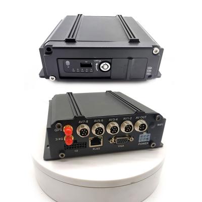 China Support HD 1080P 8CH One IN H. 265 Adas 4G Mobile DVR for sale