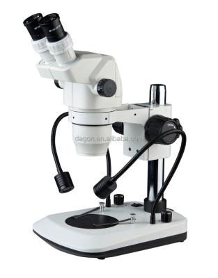 China 6.7-45X Wide Field Microscope Nail Eyepiece Stereo Industry Microscope 205x275x42mm for sale