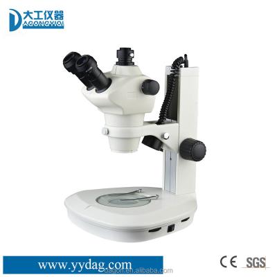 China 8X-50X Trinocular Zoom Stereo Microscopes with Incident and Transmitted Illumination ST8050T-S7 for sale