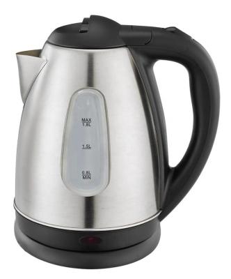 China 360 Degree Rotation Low Electric Kettle Parts Boil Dry Protector With Water Level Window Large Capacity Electric Kettle for sale