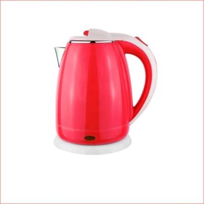 China Double Wall Plastic Stainless Steel Electric Kettle 360 ​​Degree Base Rotation Electronics Appliances for sale