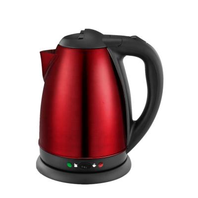 China Household Red 2.0L Rotating Bottom Mate Tea Maker Electric Kettle 360 ​​Degree for sale