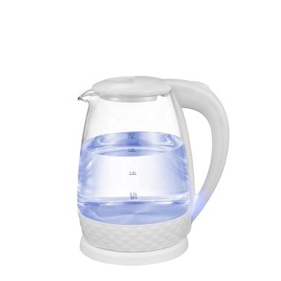 China 360 Degree Rotating Base 1.8L Small Appliance Electric Teapot Hotel Dedicated High Power Electric Glass Kettle. for sale