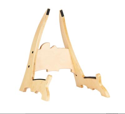 China Amazon Hot Selling Guitar/Ukulele Portable Wooden Guitar Stand for sale