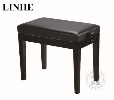 China Single Seated Professional Polished Black Adjustable Digital Piano Bench for sale