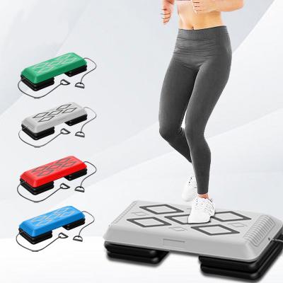 China New KUER Indoor Aerobic Stepper Bodybuilding Aerobics Exercise Equipment Non-slip Outdoor Adjustable Exercise Stepper for sale