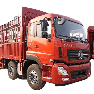 China 12 Wheel Dongfeng Cargo Truck Lattice Truck 11980x2500x3200 for sale