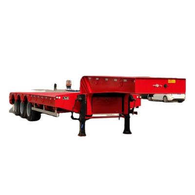 China Truck Trailer Used Semi Trailer With 13M Low Bed for sale