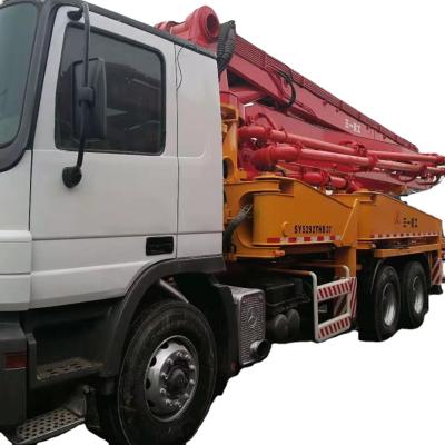 China 37m concrete pump truck 586 Mpa.m3/h for sale