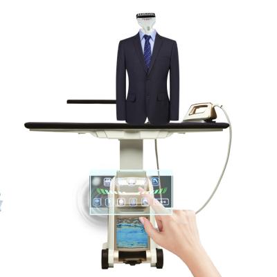 China Industrial Technology Iron Press Steamer Garment System SY9910 Movable Ironing System SY9910 Smart Ironing Machine Foldable/Intelligent Ironing Machine for sale